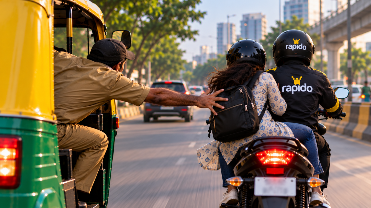 Bengaluru Rapido Rider Alleges Auto Driver Chased Bike and Attempted to Pull Passenger Off