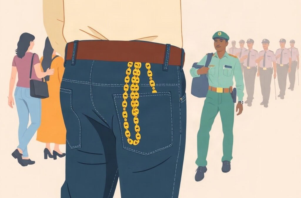 Youth arrested at Kempegowda International Airport for smuggling 900 grams of gold worth ₹1.30 crore in pant pocket